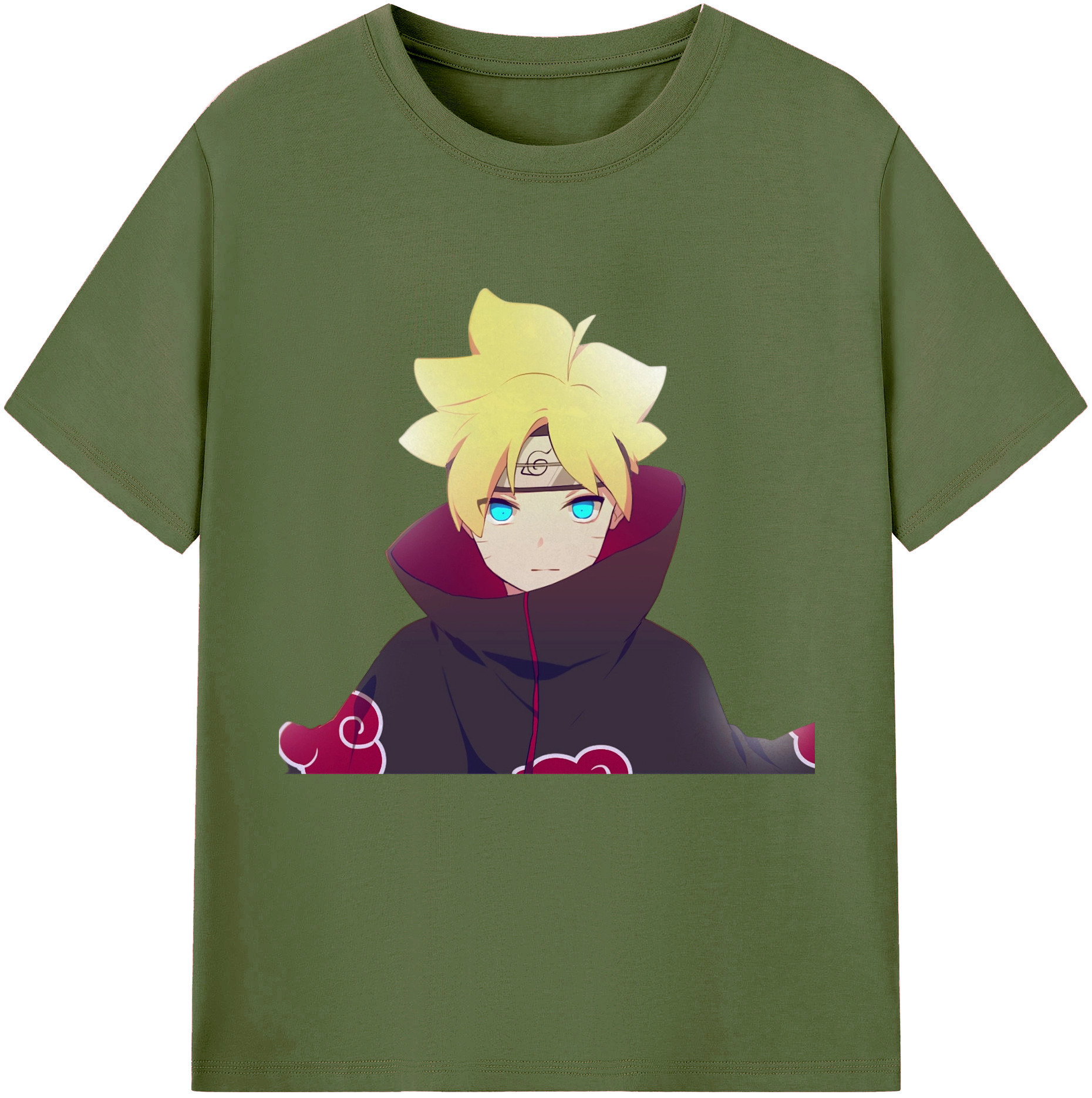 （画像用） NARUTO -ナルト- うずまき ボルト Uzumaki Boruto 綿100％半袖Tシャツ（フロントプリント）